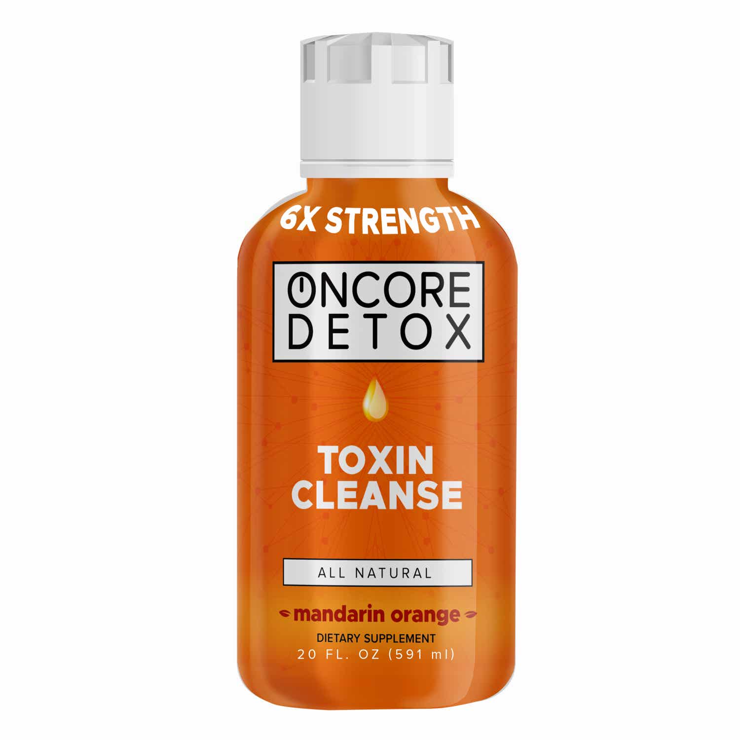 Oncore 6X Strength Drink, Mandarin Orange, 20 fl oz