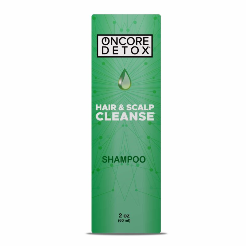 Front of the Oncore Detox Hair and Scalp Cleanse shampoo carton