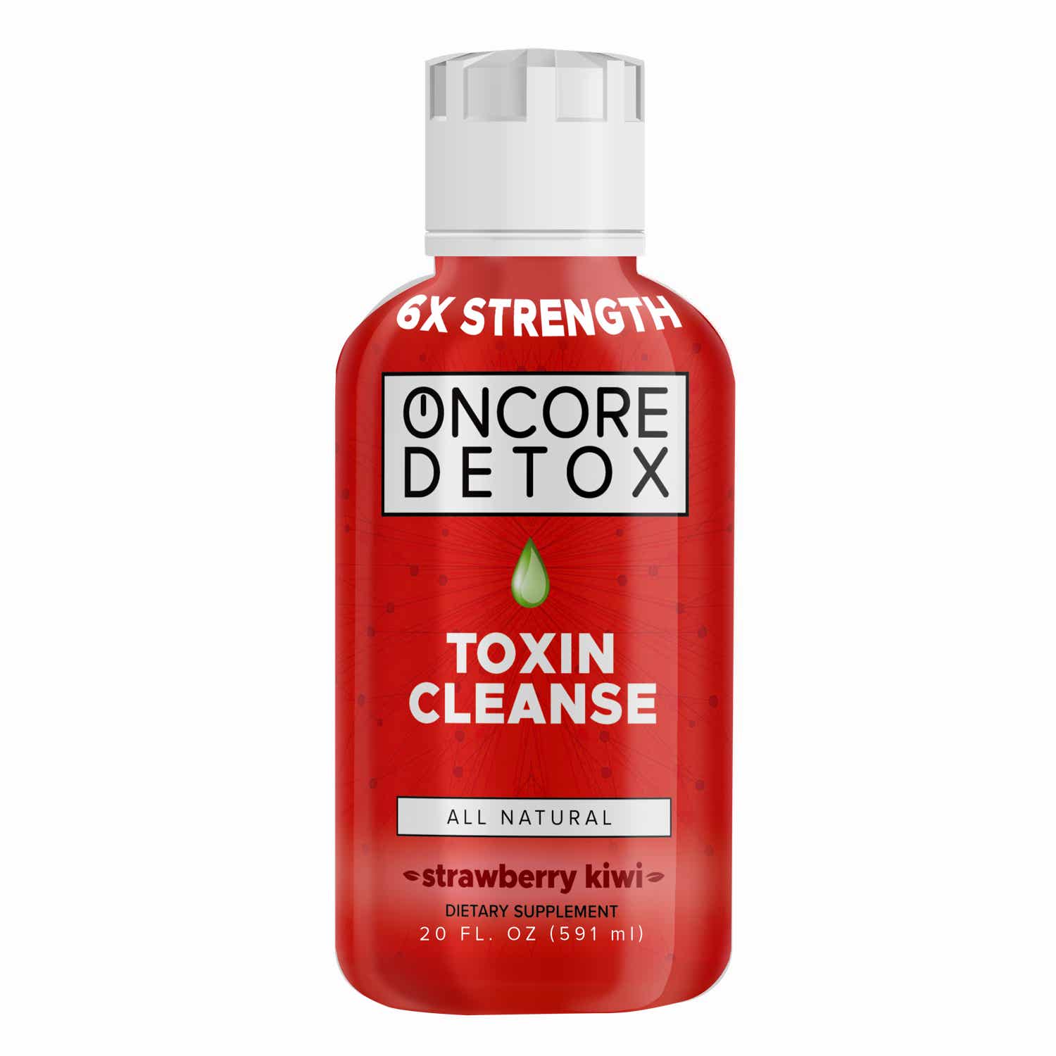 Oncore 6X Strength Drink, Strawberry Kiwi, 20 fl oz