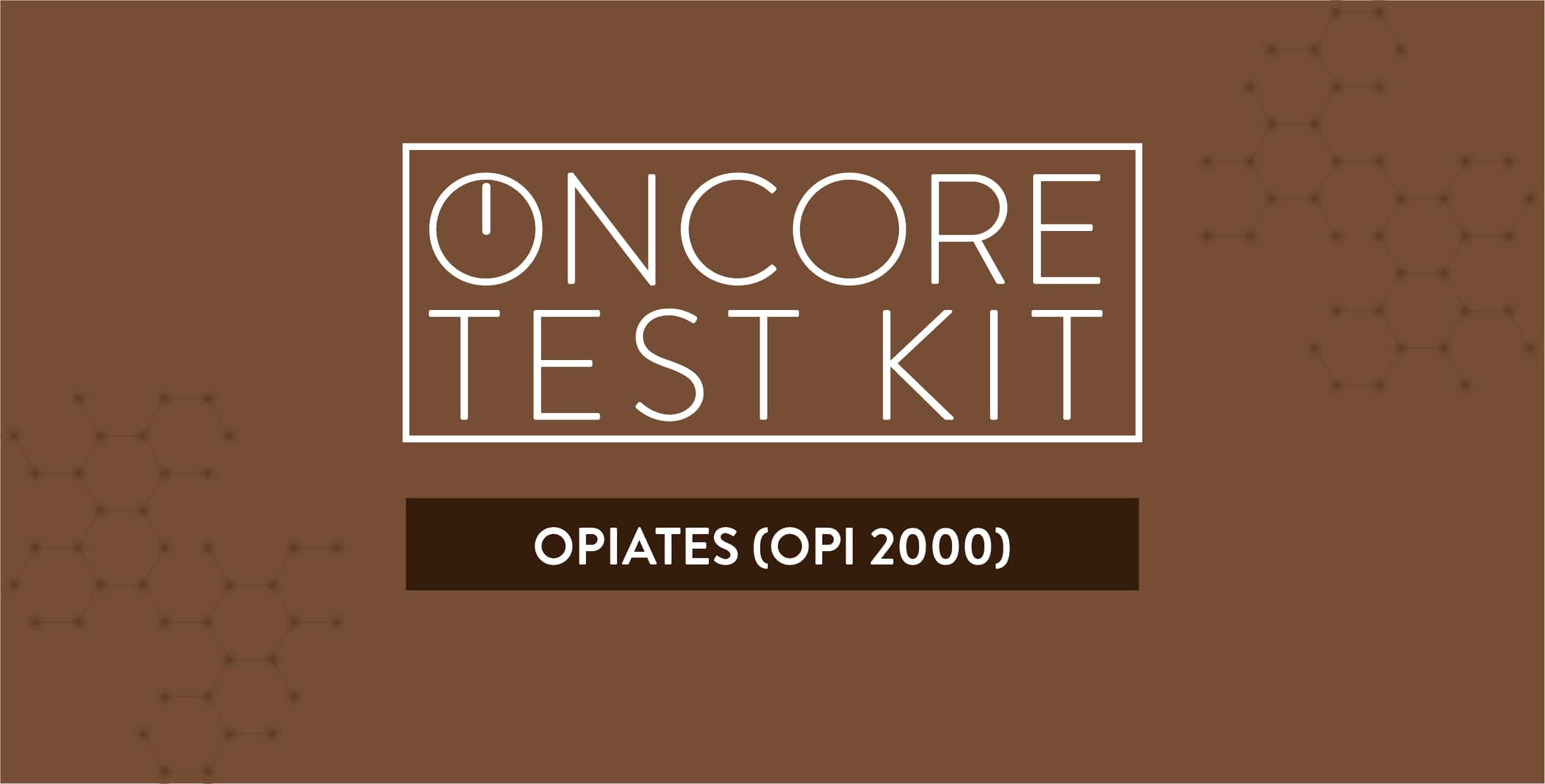 Opiates test kit