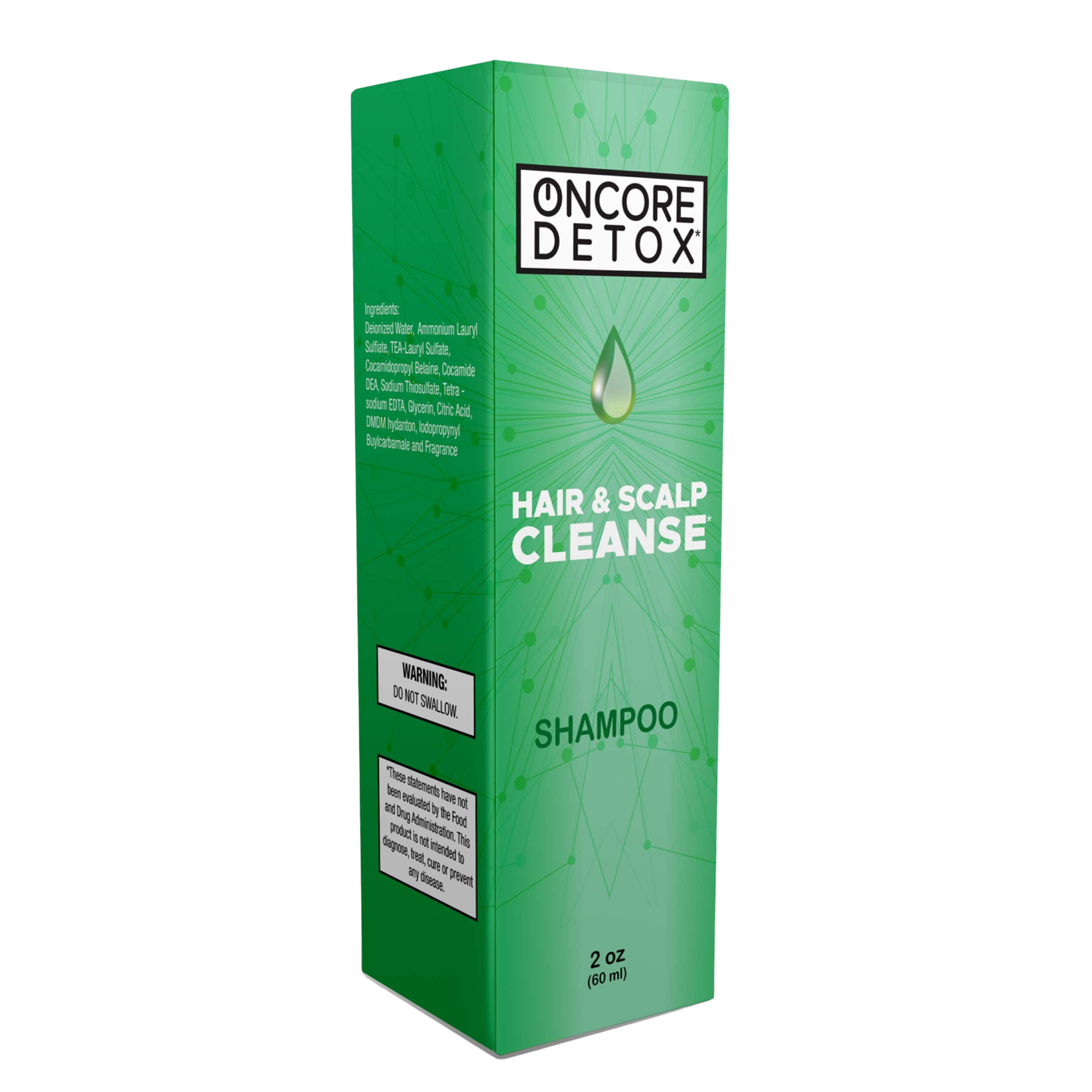 Oncore Detox hair and scalp cleanse shampoo