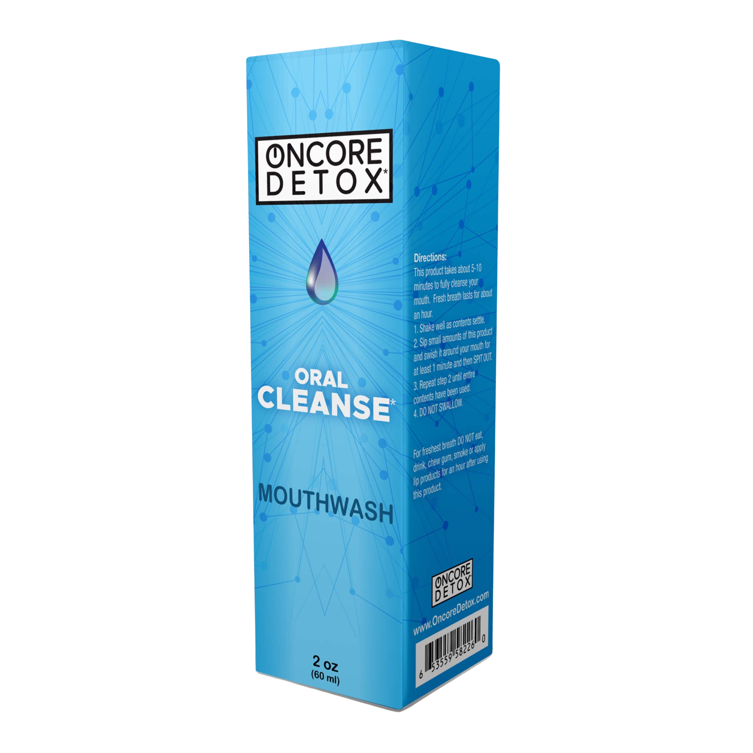 Oncore Detox oral cleanse mouthwash